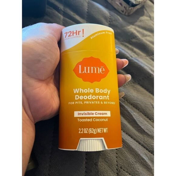Lume toasted coconut invisible cream whole body deodorant - Picture 1 of 2